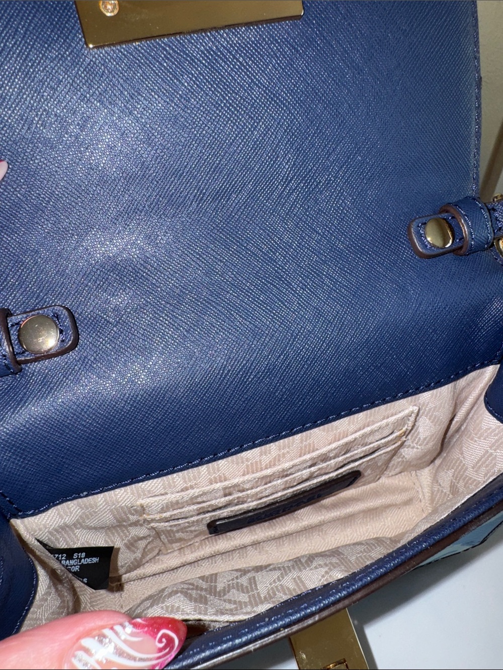 Michael Kors Tina Small Clutch Crossbody Bag - Picture 4 of 8